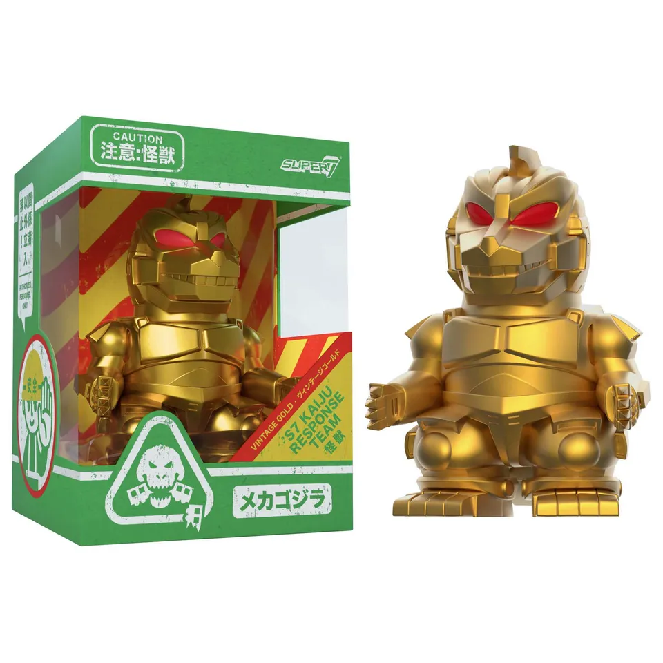 Super7 Toho FUN! FUN! Mechagodzilla figurina vinil auriu 5 inch