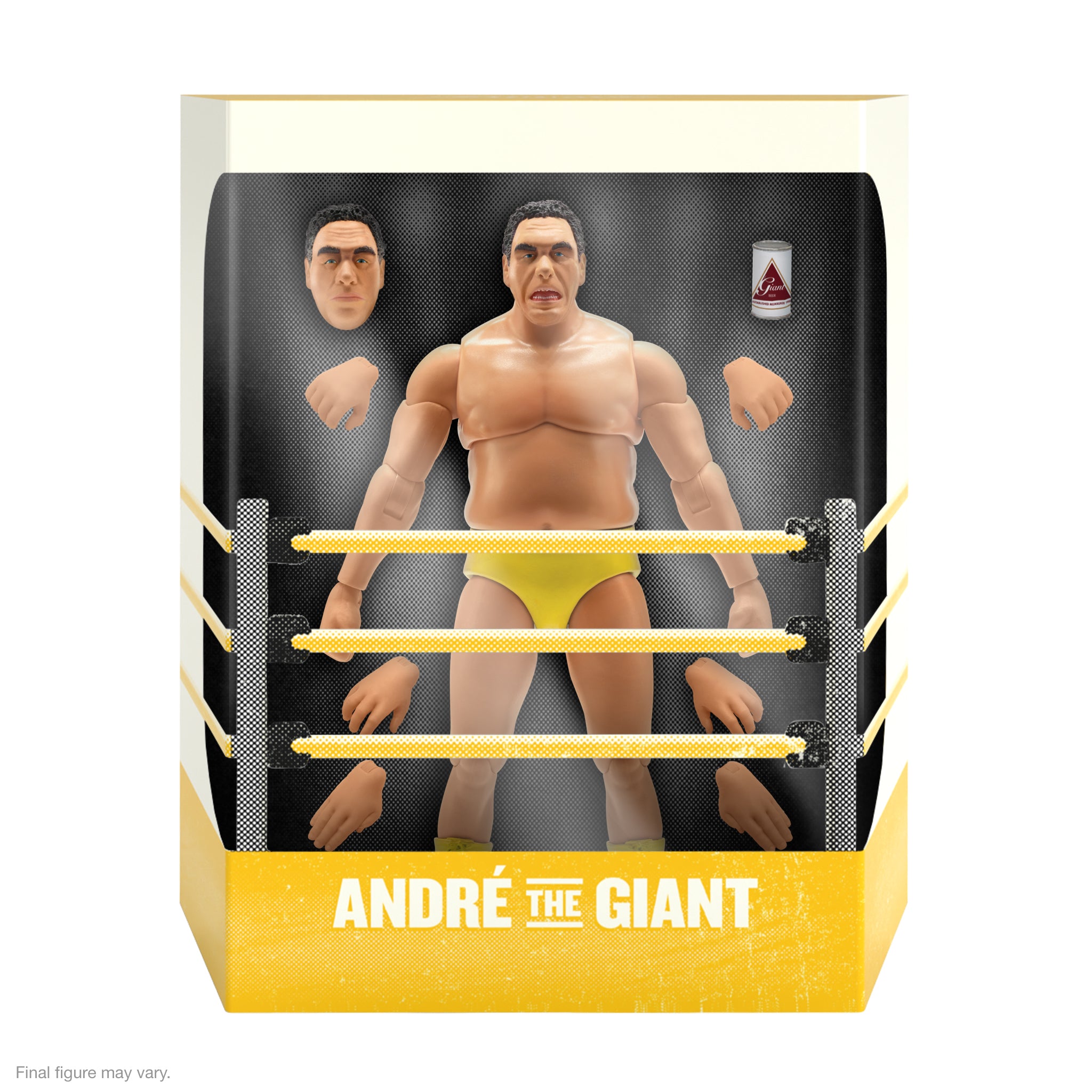 Super7 Andre the Giant ULTIMATES! figurină galben