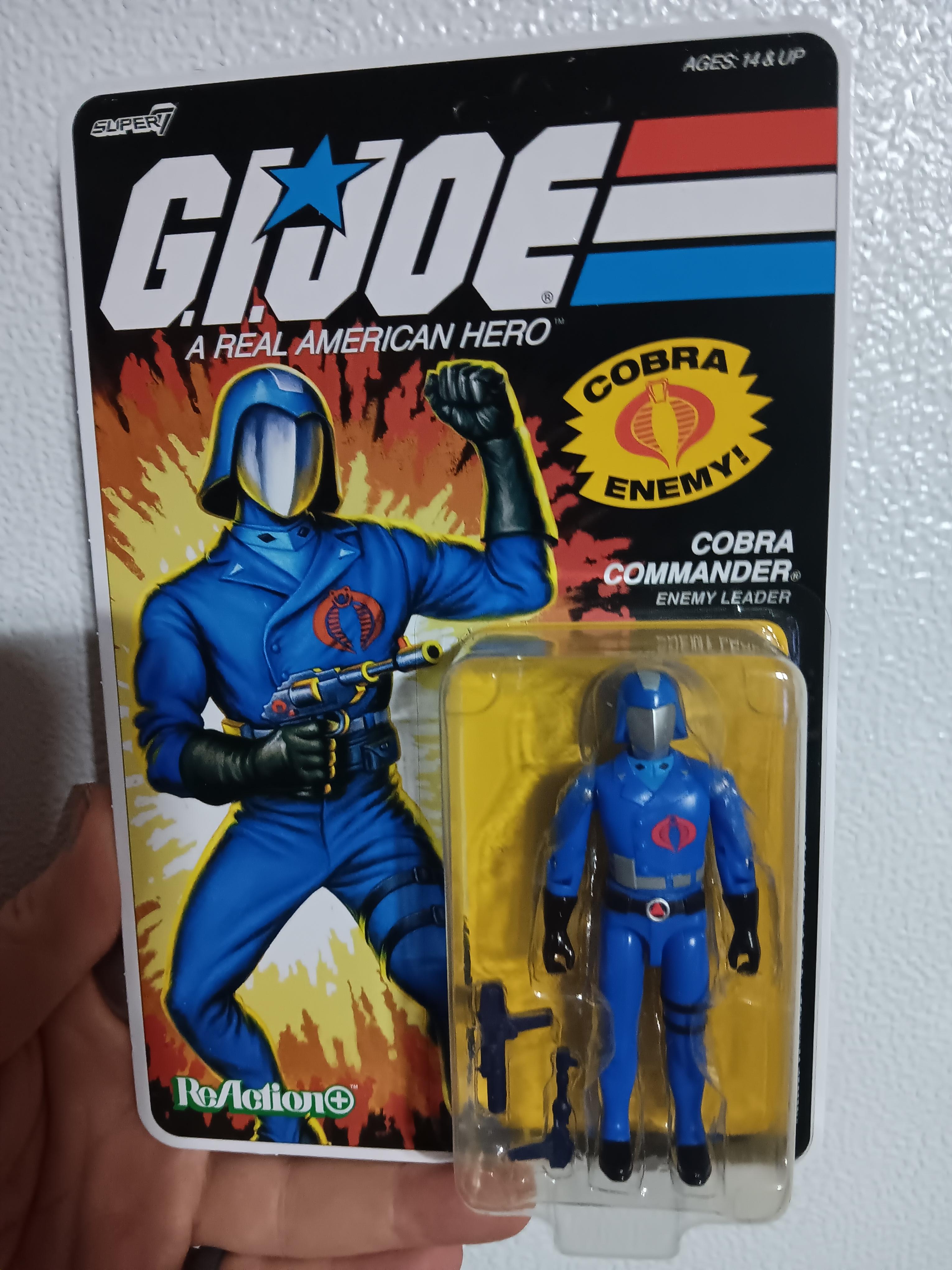 Super7 G.I. Joe ReAction+ Snake Eyes figurina comic 9,5 cm