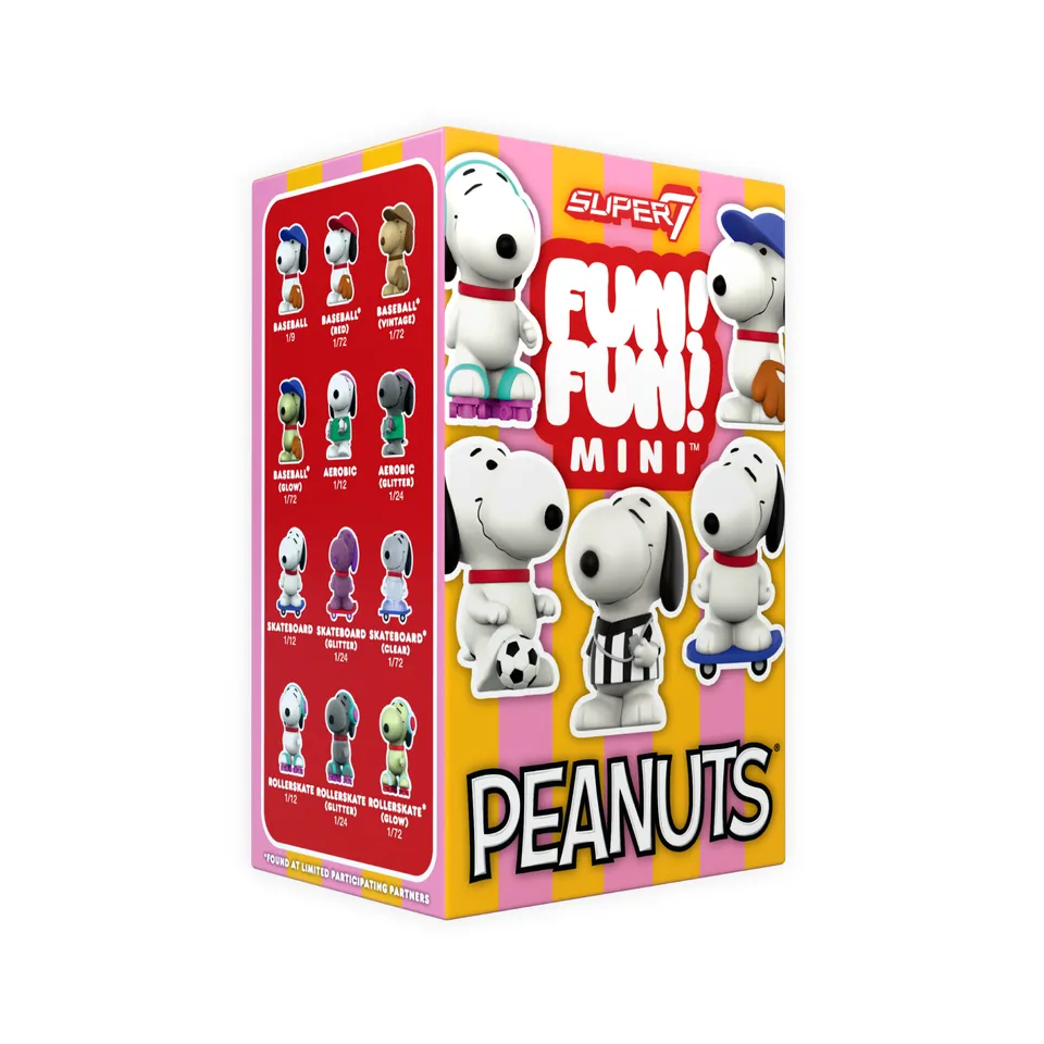 Super7 Peanuts Fun Fun Mini figurina Snoopy Athlete blind box