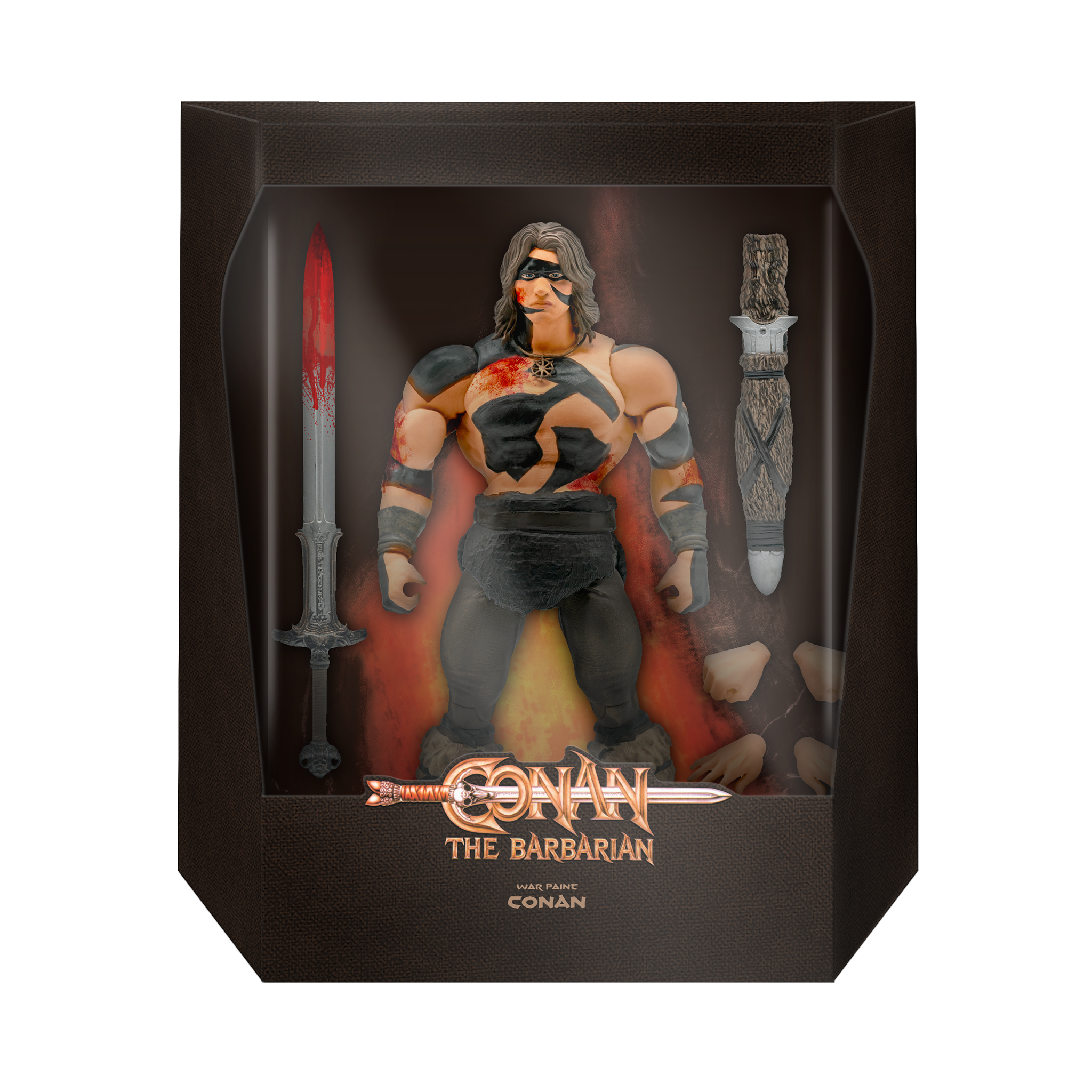 Super7 ULTIMATES Conan War Paint figurina articulata 7 inch