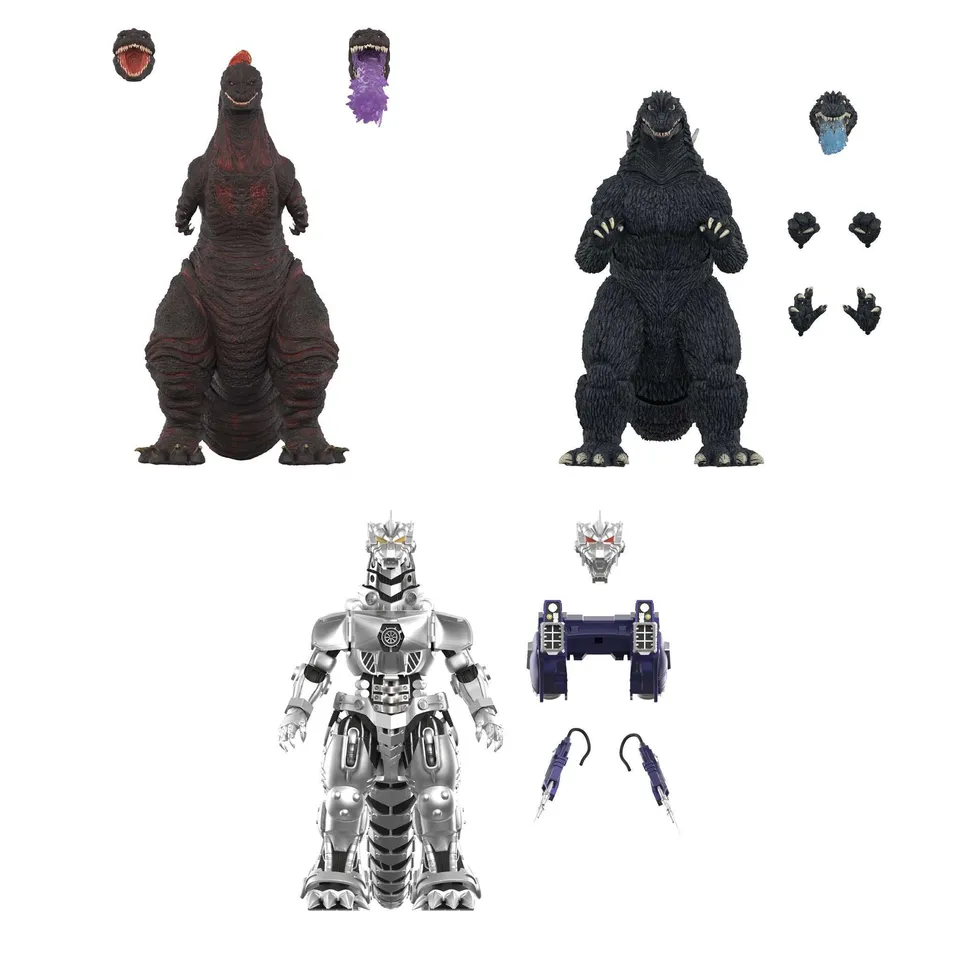 Super7 Toho Ultimates Wave 6 set 3 figurine articulate