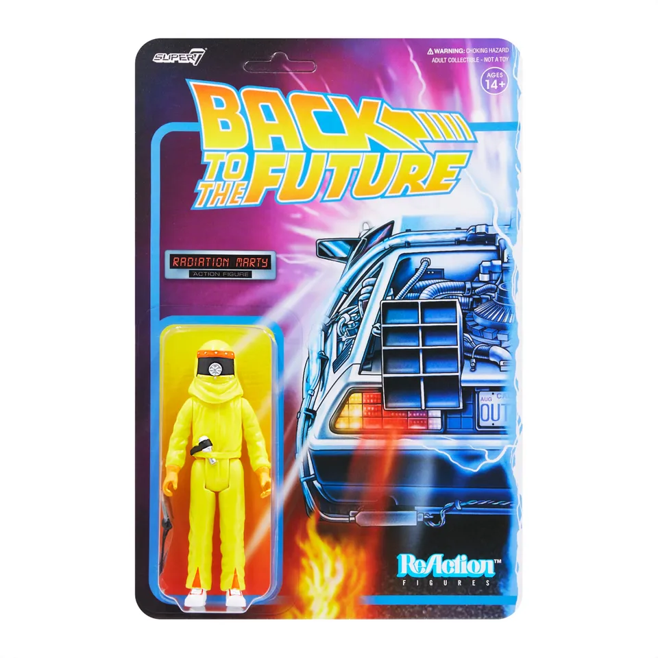 Super7 ReAction Back to the Future Radiation Marty figurina articulata