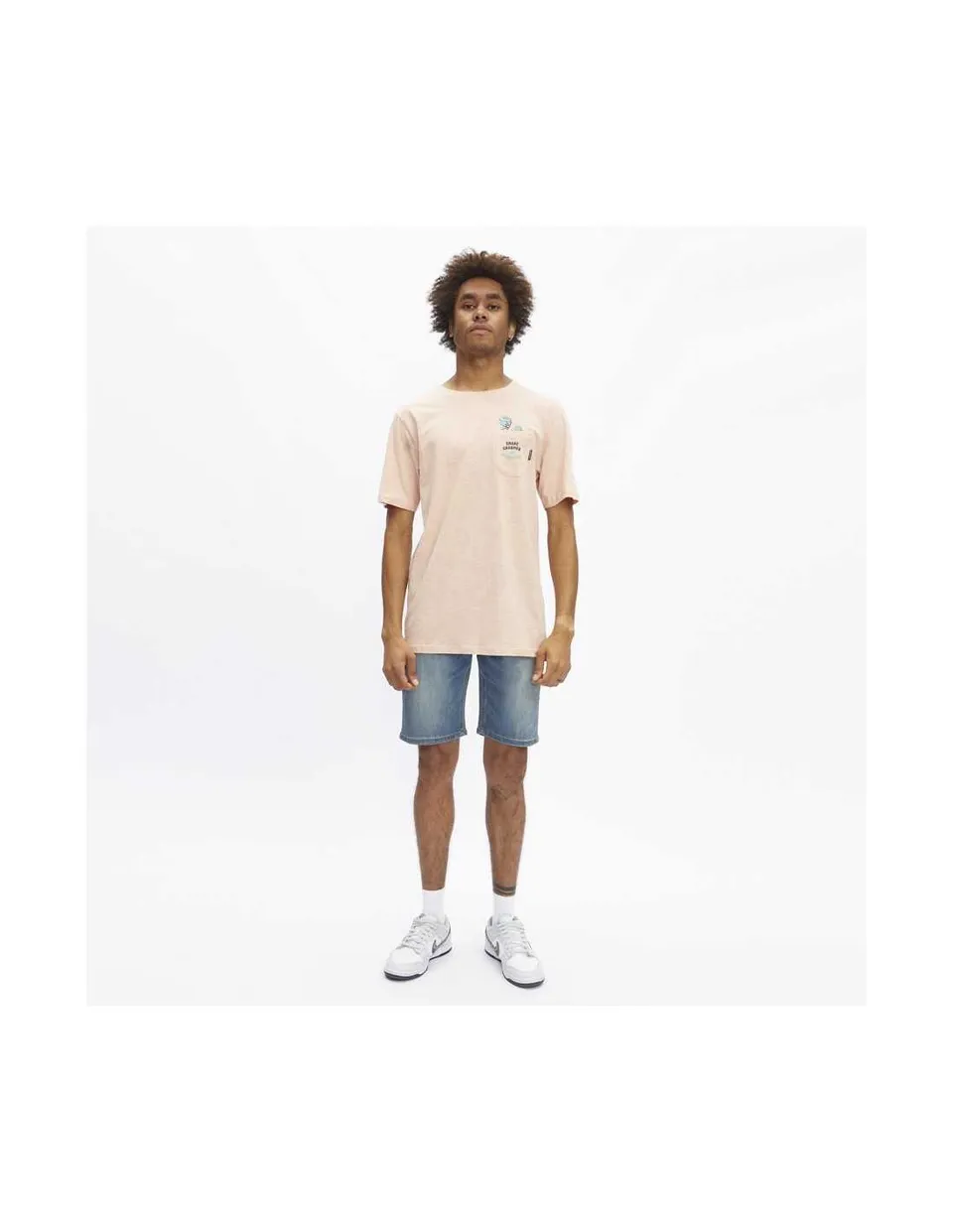 Hydroponic Snake Rose Cloud tricou buzunar piept