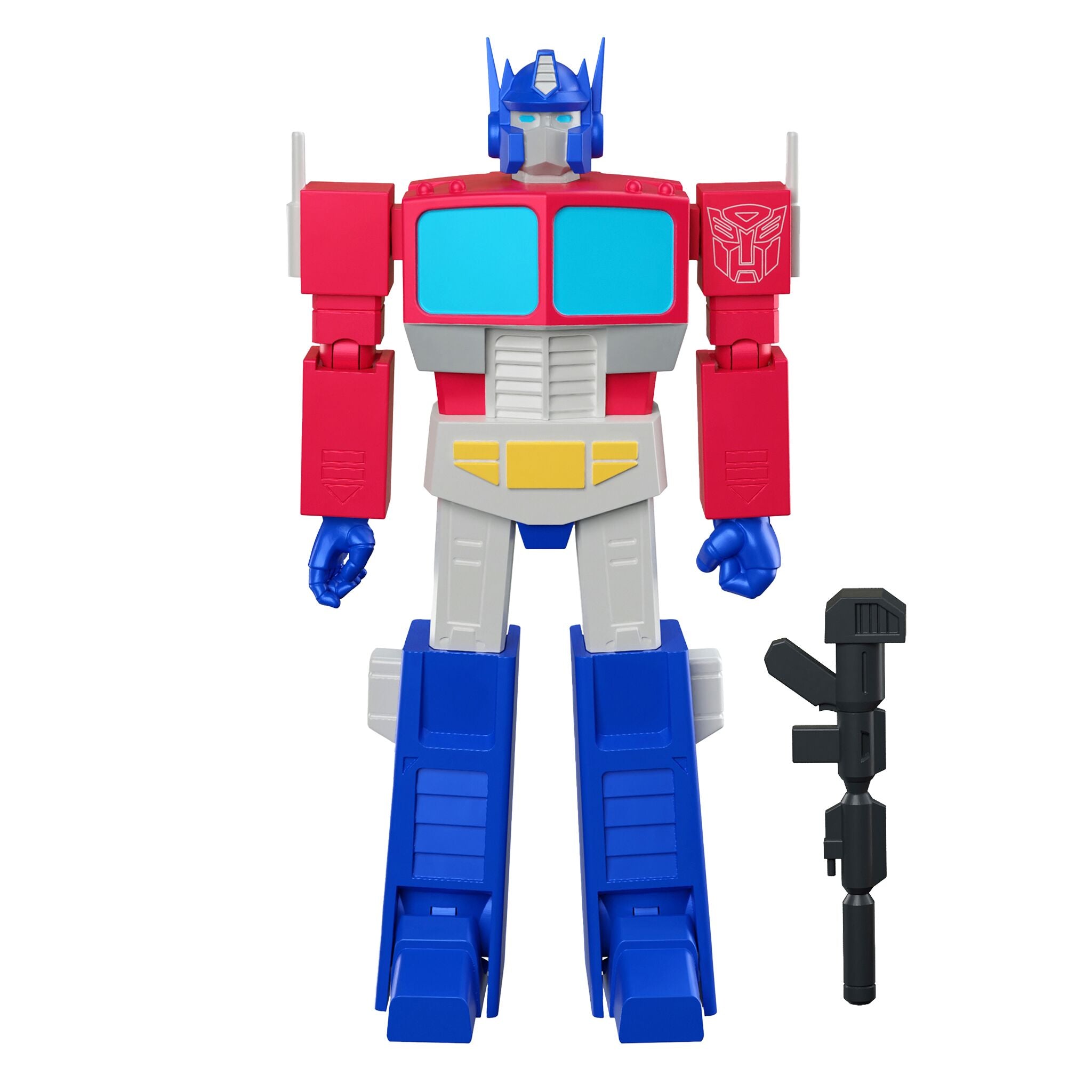 Super7 Transformers Optimus Prime figurina Deluxe VHS