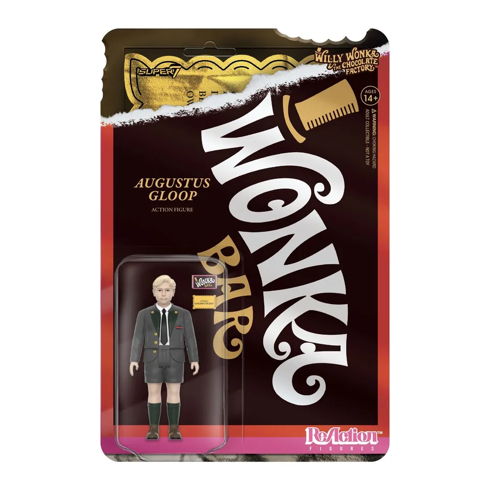 Super7 Willy Wonka Wave 02 Augustus Gloop figurina film