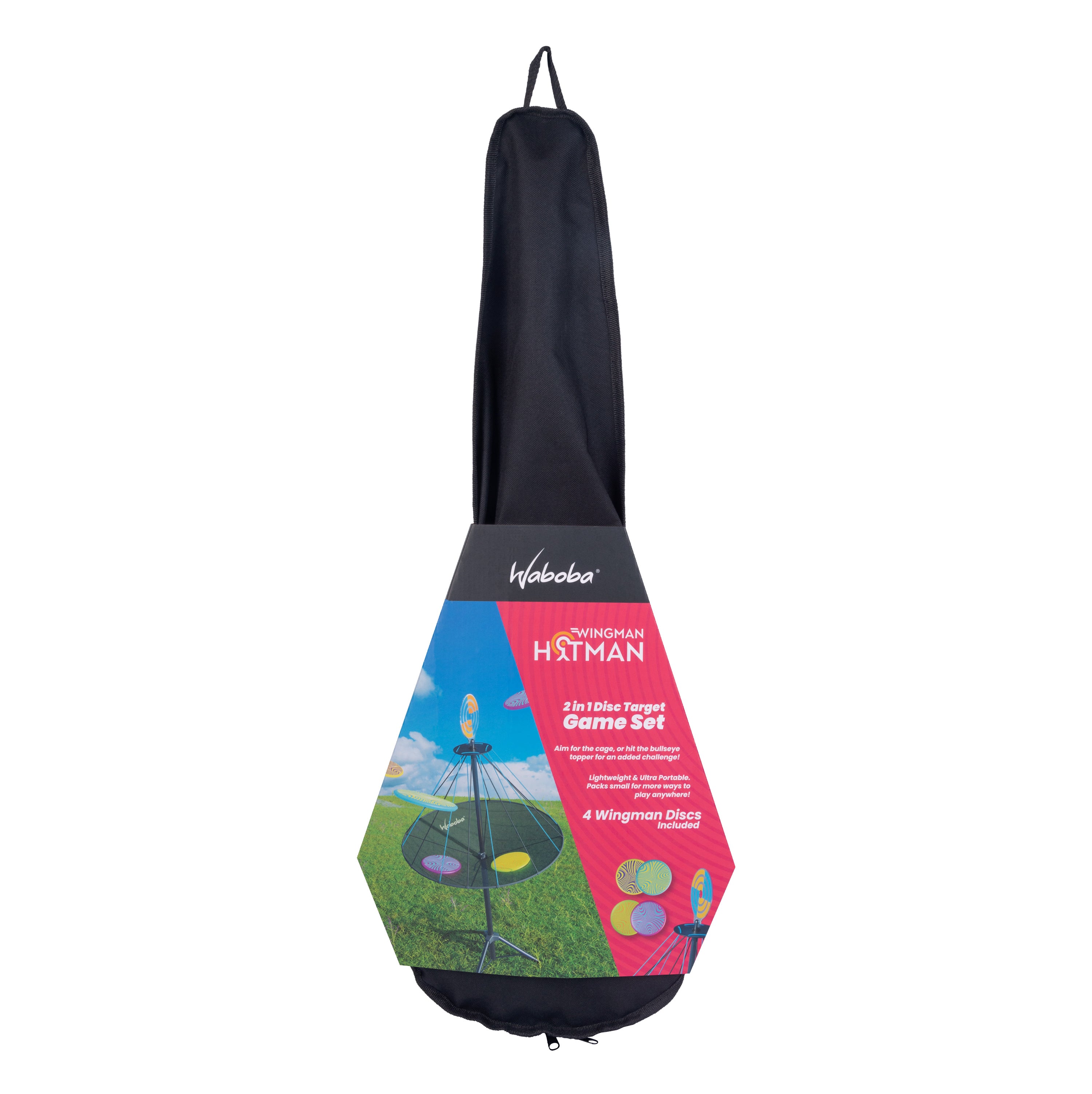 Waboba Wingman Hitman joc disc golf 4 discuri + tinte