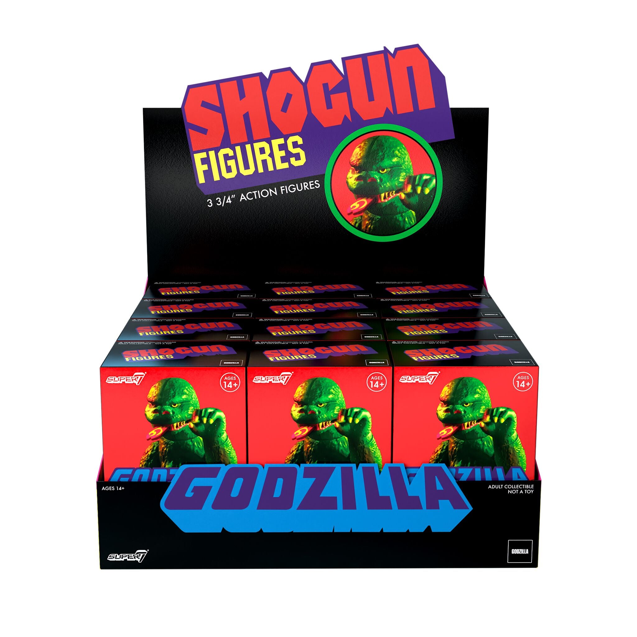 Super7 Toho Blind Box Shogun Godzilla plat variante surpriza