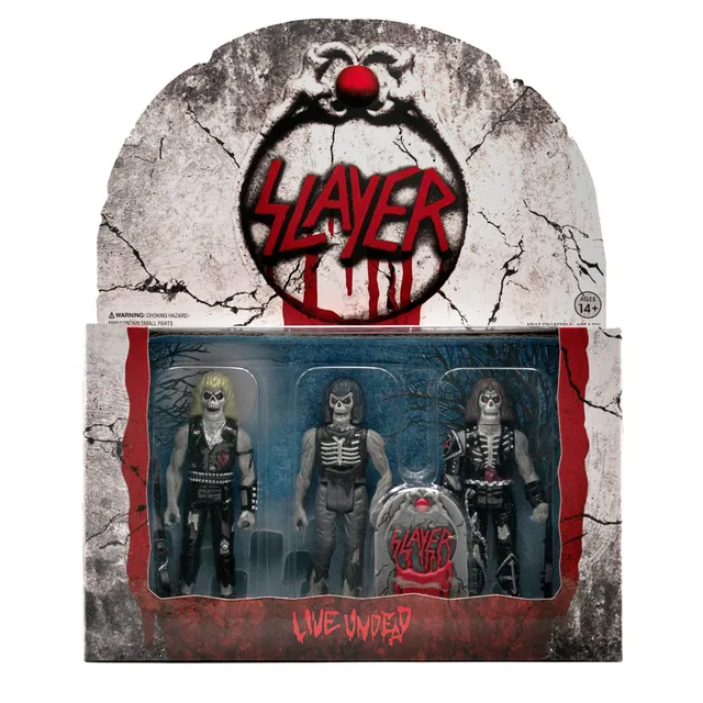 Super7 ReAction Slayer Live Undead set 3 figurine