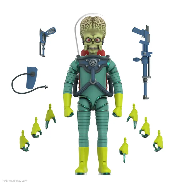 Super7 Mars Attacks Ultimates Wave 01 figurina Martian articulata