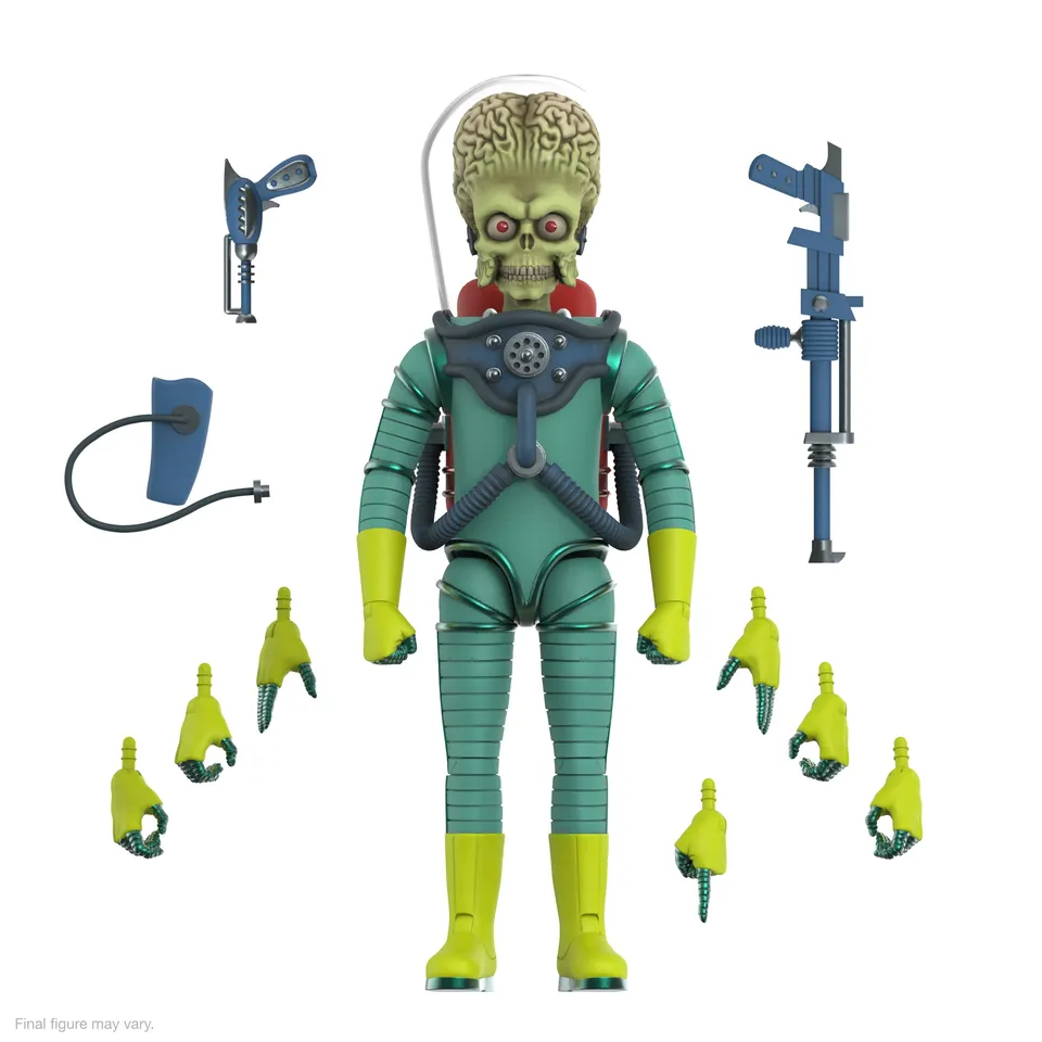 Super7 Mars Attacks Ultimates Wave 01 figurina Martian articulata