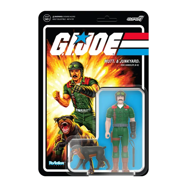 Super7 G.I. Joe ReAction Wave 5 Mutt & Junkyard figurina