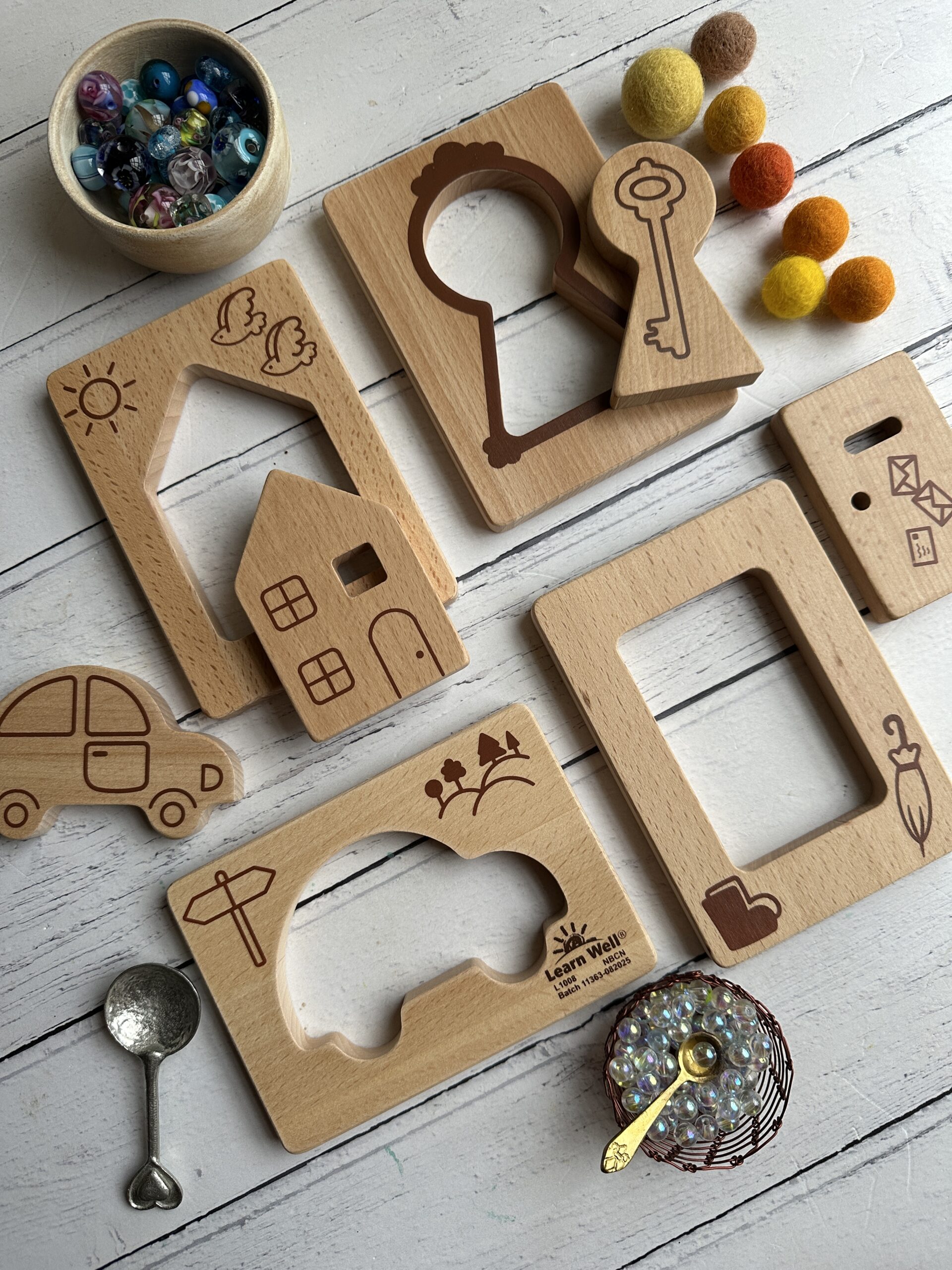 Little Looking Shapes Home set 4 forme privit
