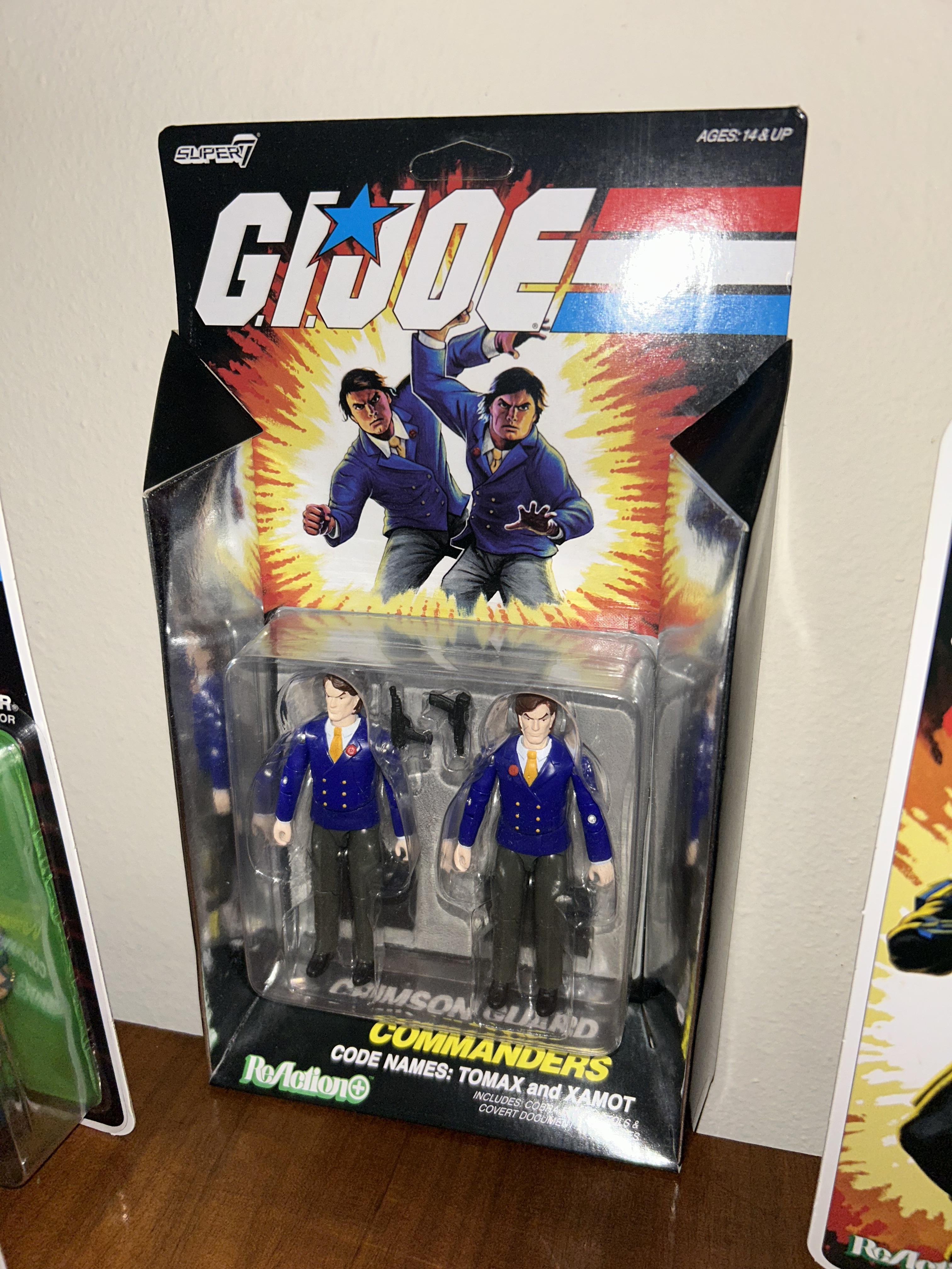 Super7 ReAction Stands set 10 suporturi figurine transparente