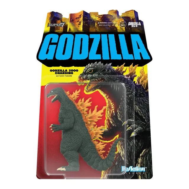 Super7 Toho ReAction Godzilla 2000 figurina Charging