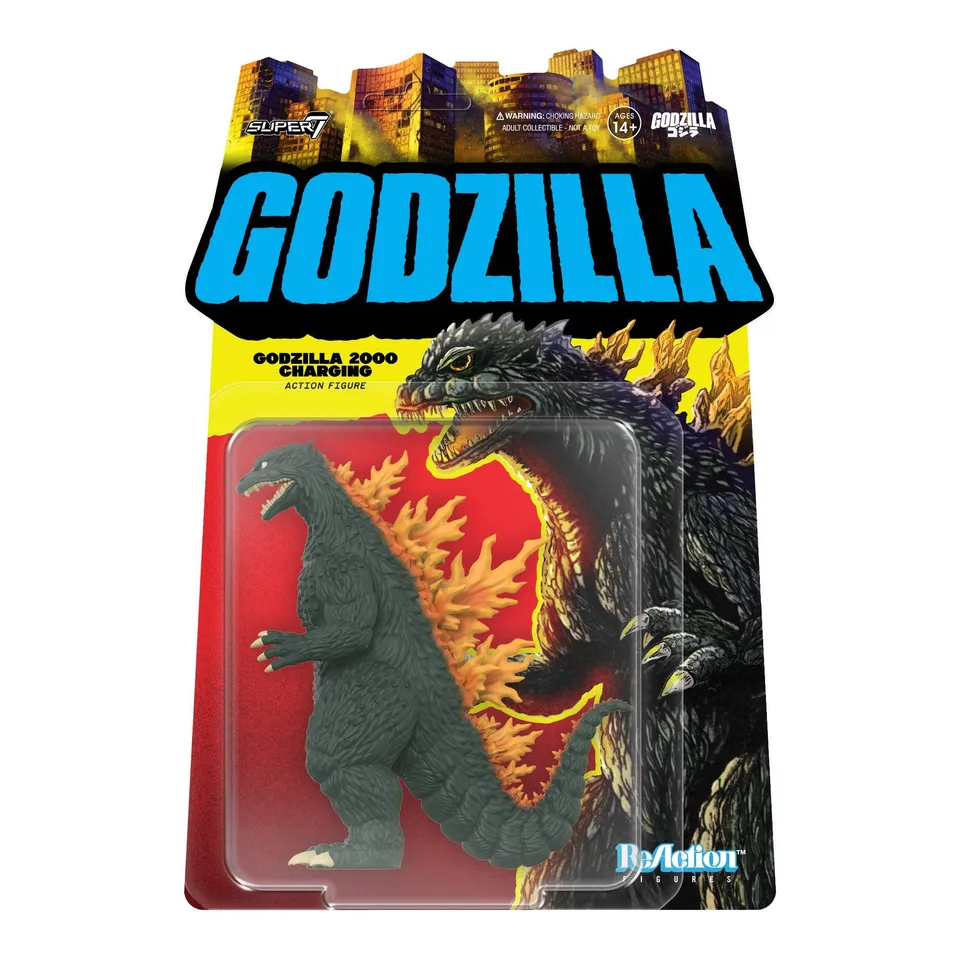 Super7 Toho ReAction Godzilla 2000 figurina Charging