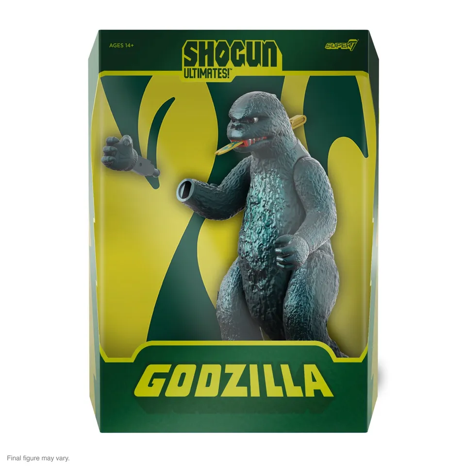 Super7 Toho Ultimates Shogun Godzilla figurina verde 20 cm