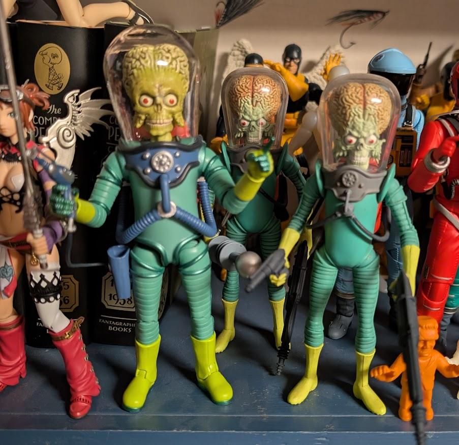 Super7 Mars Attacks Ultimates Wave 01 figurina Martian articulata