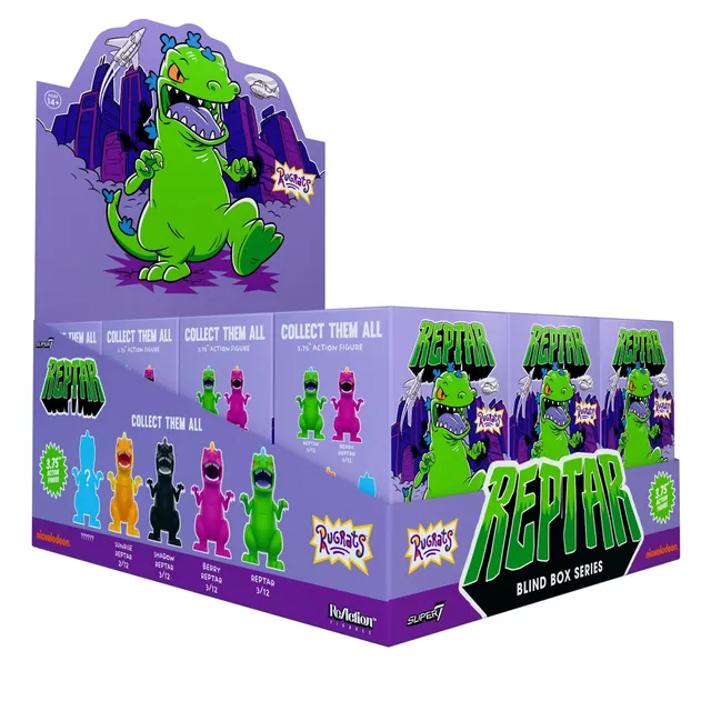 Super7 Rugrats Reptar Blind Box set 12 figurine Wave 1