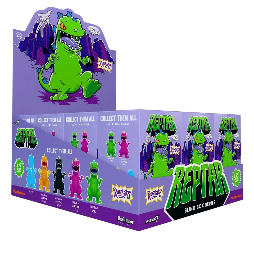 Super7 Rugrats Reptar Blind Box set 12 figurine Wave 1