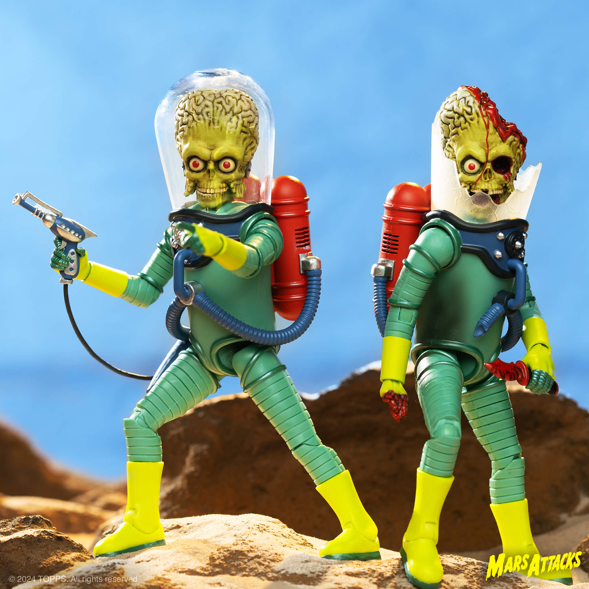 Super7 Mars Attacks Ultimates Wave 01 figurina Martian articulata
