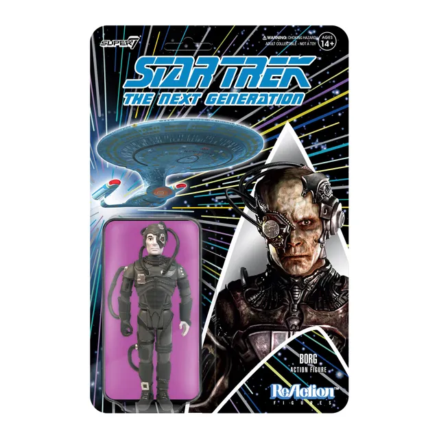 Super7 ReAction Star Trek Borg figurina articulata 9,5 cm