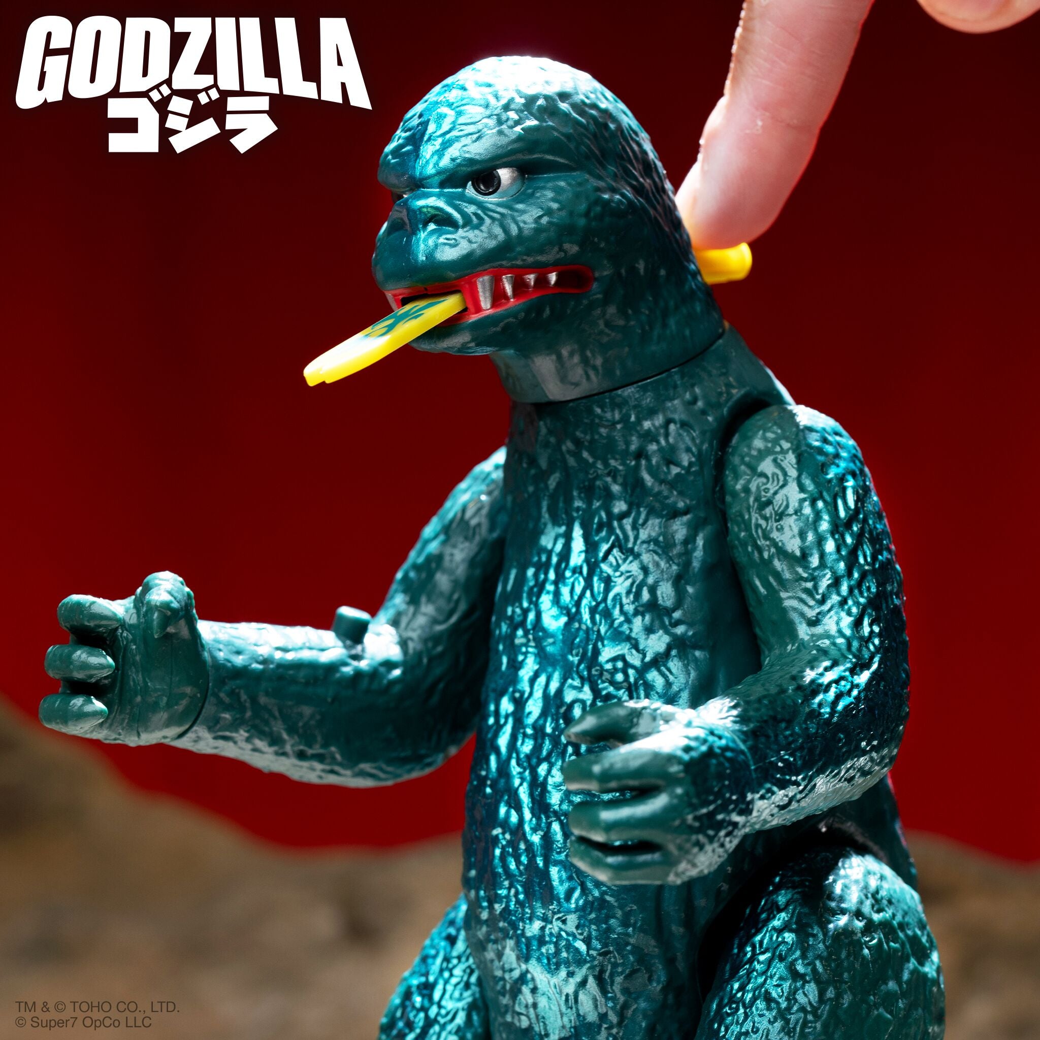 Super7 Toho Ultimates Shogun Godzilla figurina verde 20 cm