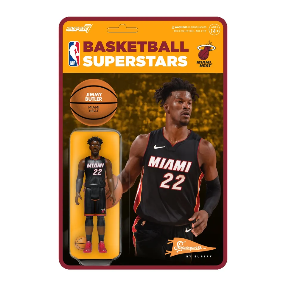 Super7 Supersports Jimmy Butler figurina Heat 9,5 cm