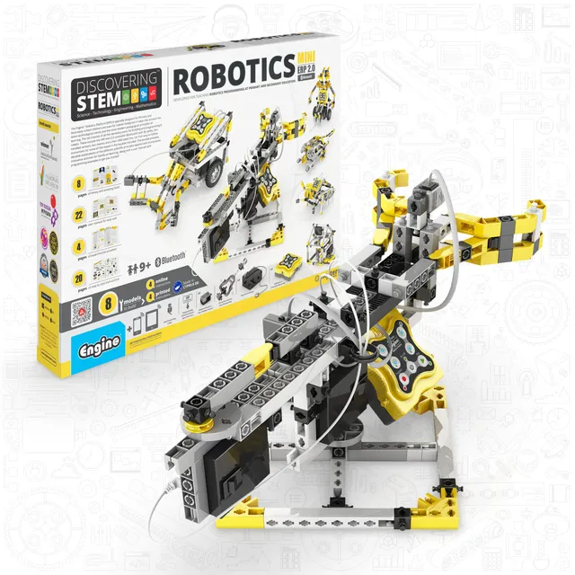 Engino Discovering STEM Mini ERP 2.0 robot programabil 8 modele