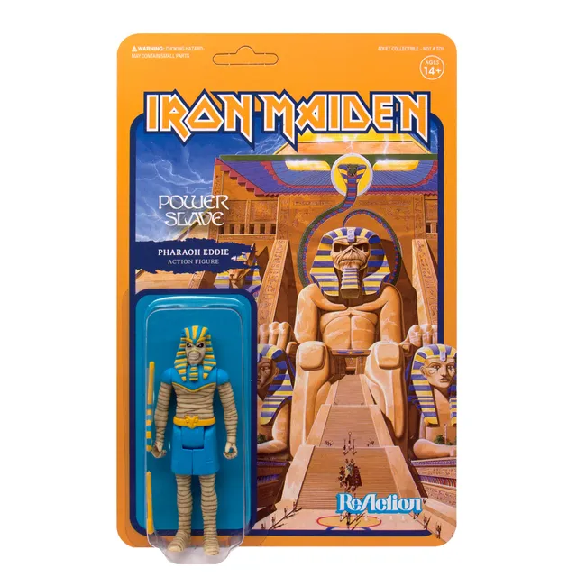 Super7 Iron Maiden ReAction Powerslave Eddie figurina