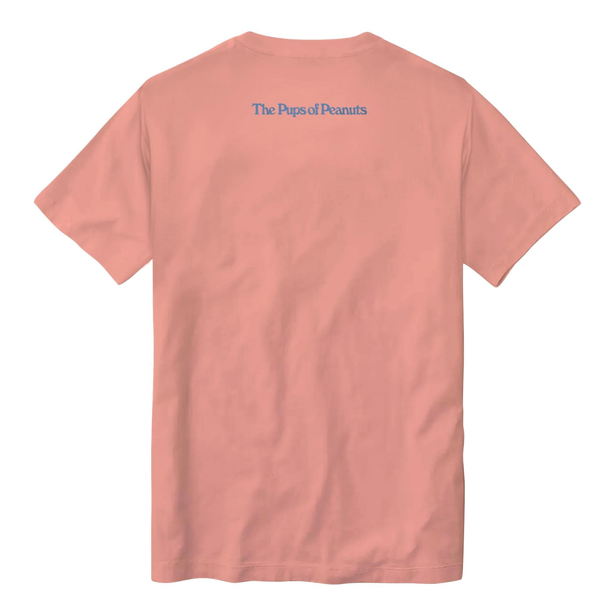 Super7 Peanuts Siblings tricou roz praf bumbac