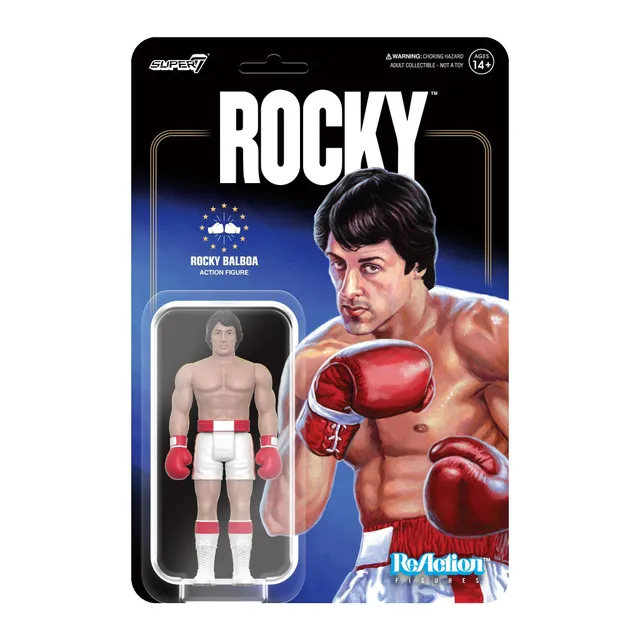 Super7 Rocky ReAction Wave 2 Rocky I Boxing figurină 3.75 inch