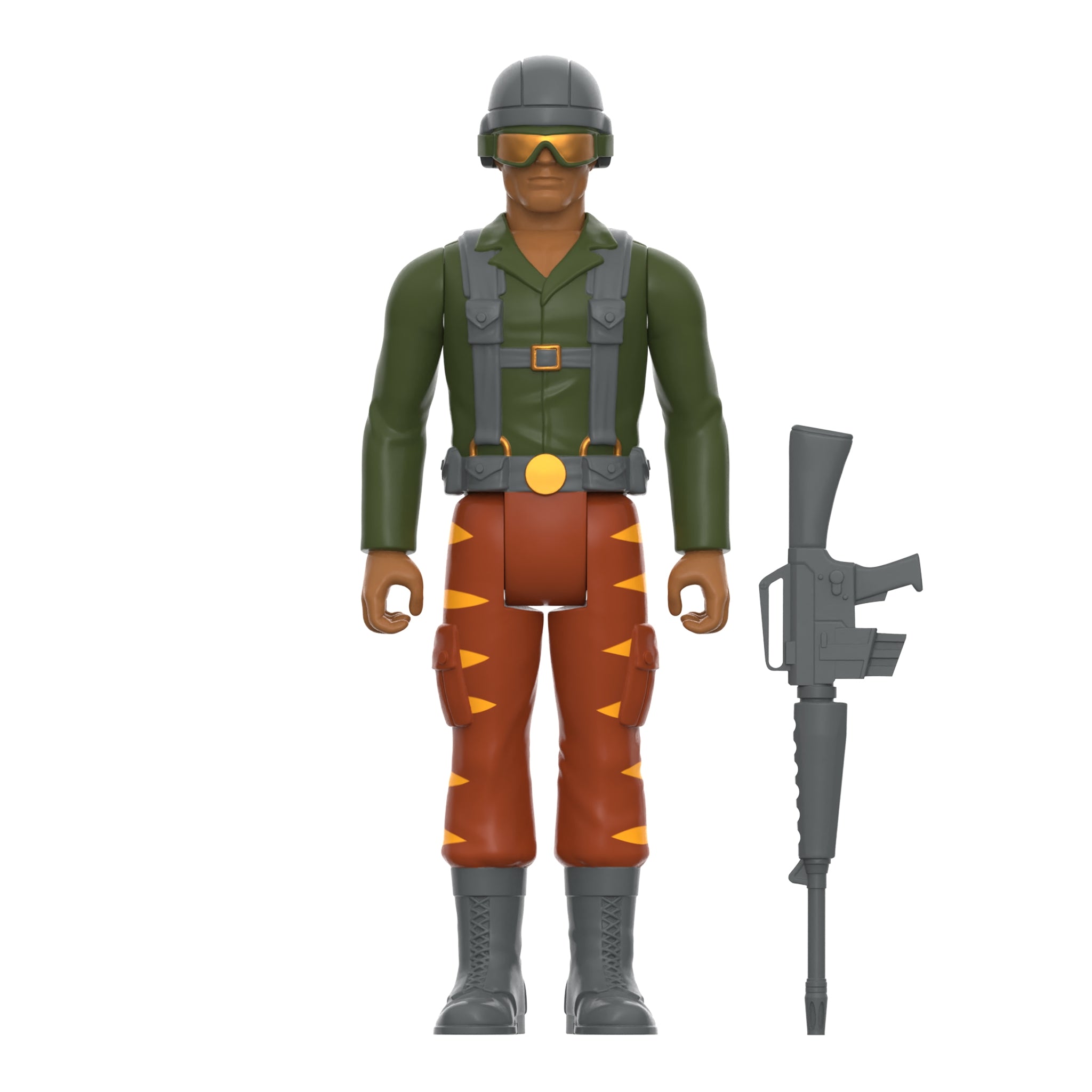 Super7 G.I. Joe ReAction Tiger Force Greenshirt figurina maro
