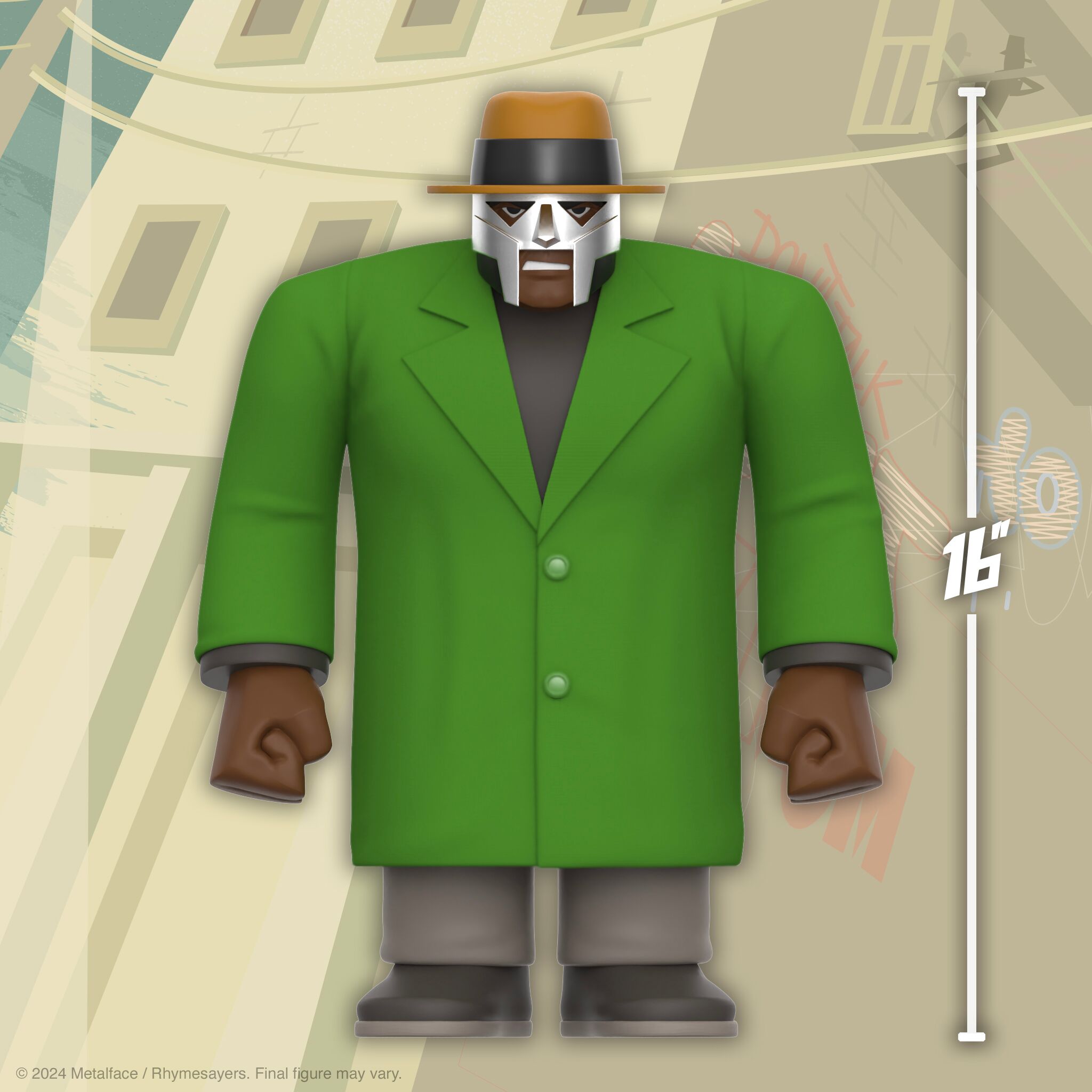 Super7 SuperSize MF DOOM Madvillain figurina vinil 40cm