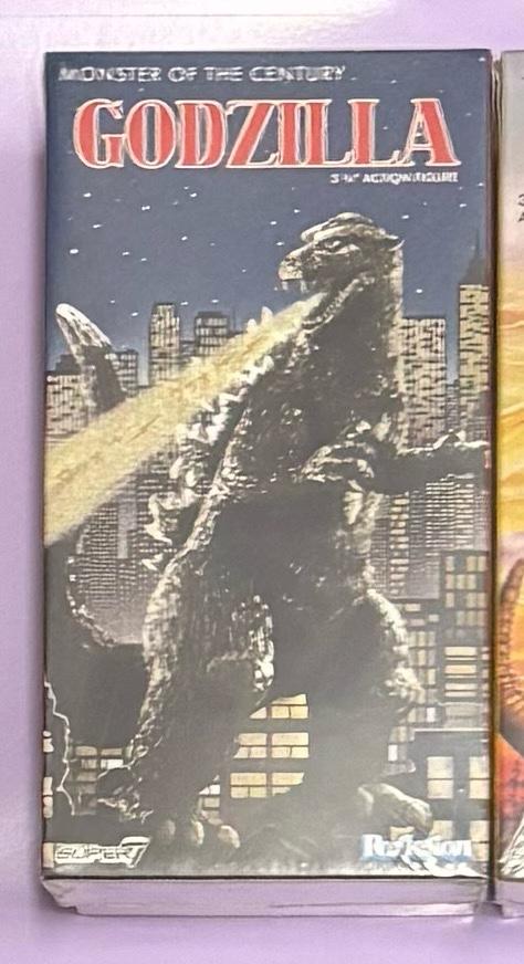 Super7 Toho ReAction Godzilla Baragon figurine Retro Tin