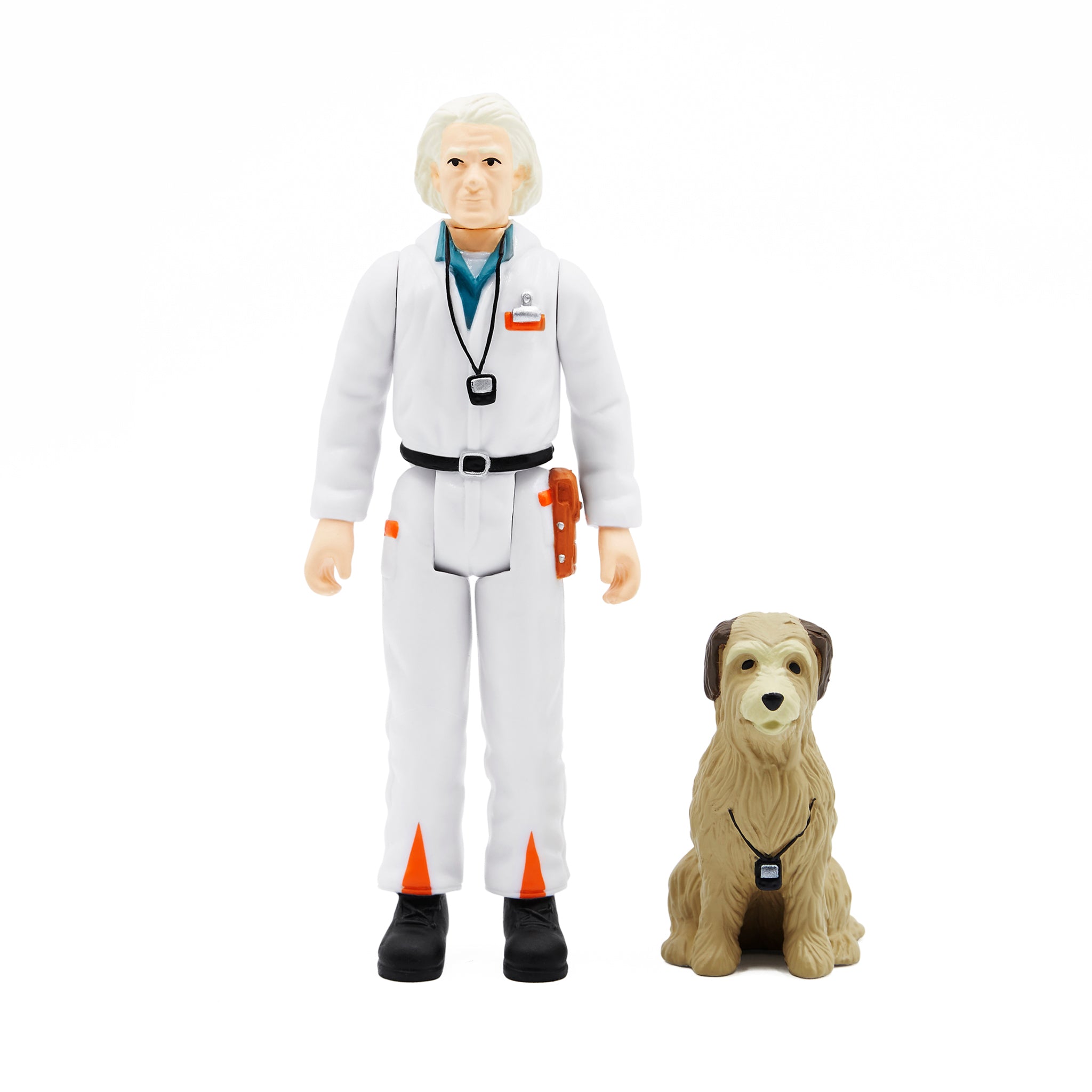 Super7 ReAction Back to the Future Doc Brown figurina costum