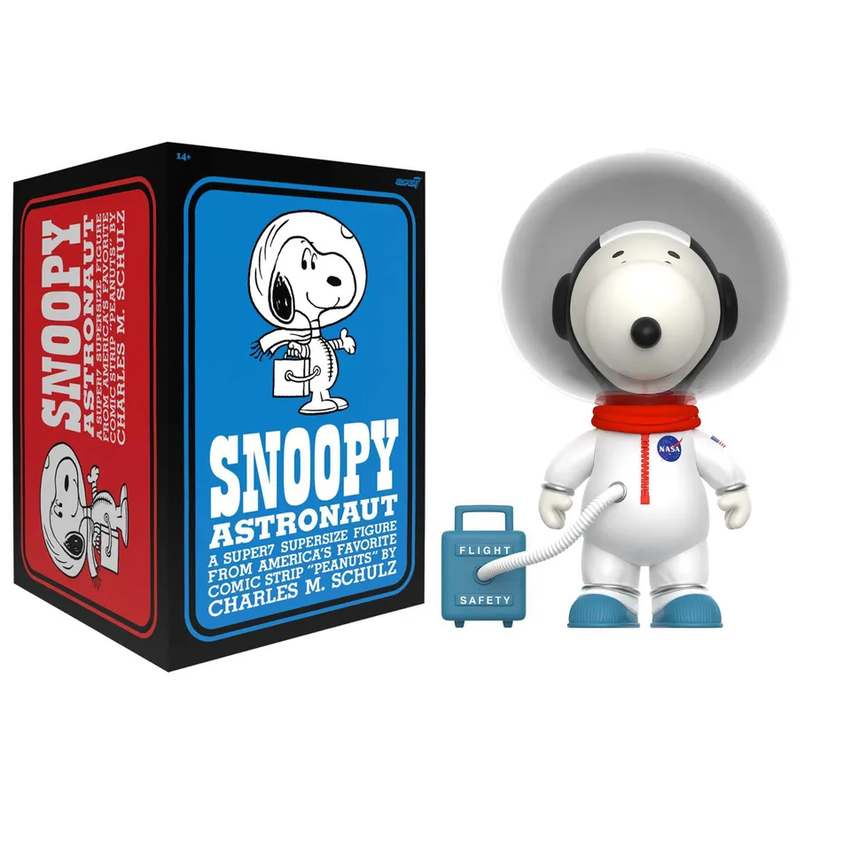 Super7 SuperSize Snoopy White Spacesuit vinil 38 cm