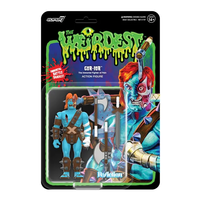 Super7 The Weirdest Gor-ior figurina Indigo To Hell metalic