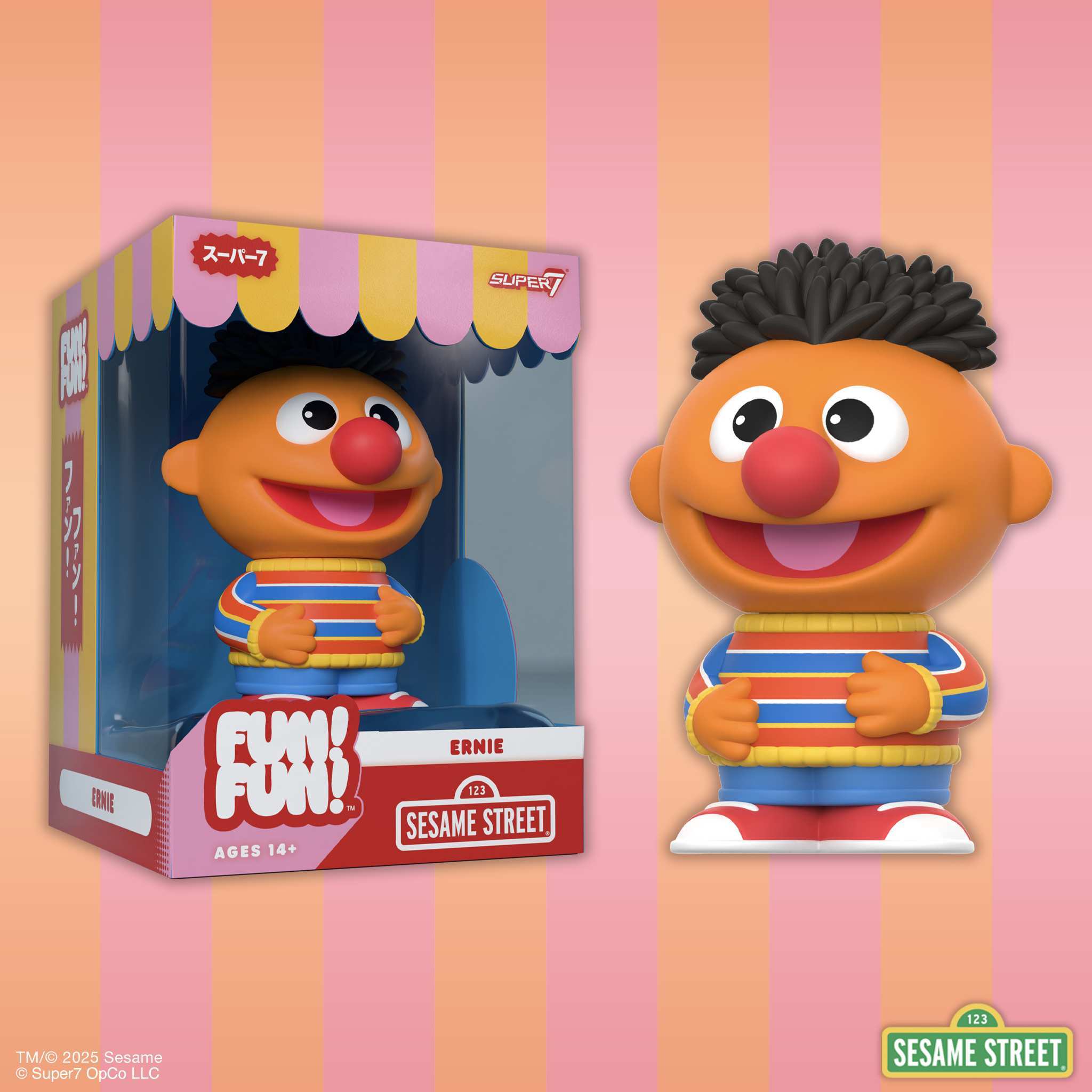 Super7 Fun Fun Ernie figurina vinil 13 cm