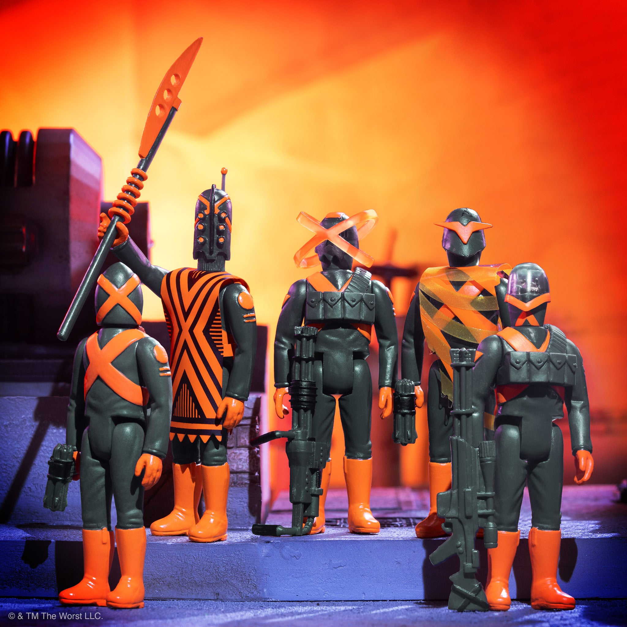 Super7 The Worst ReAction X-Series set figurine Wave 3 complet