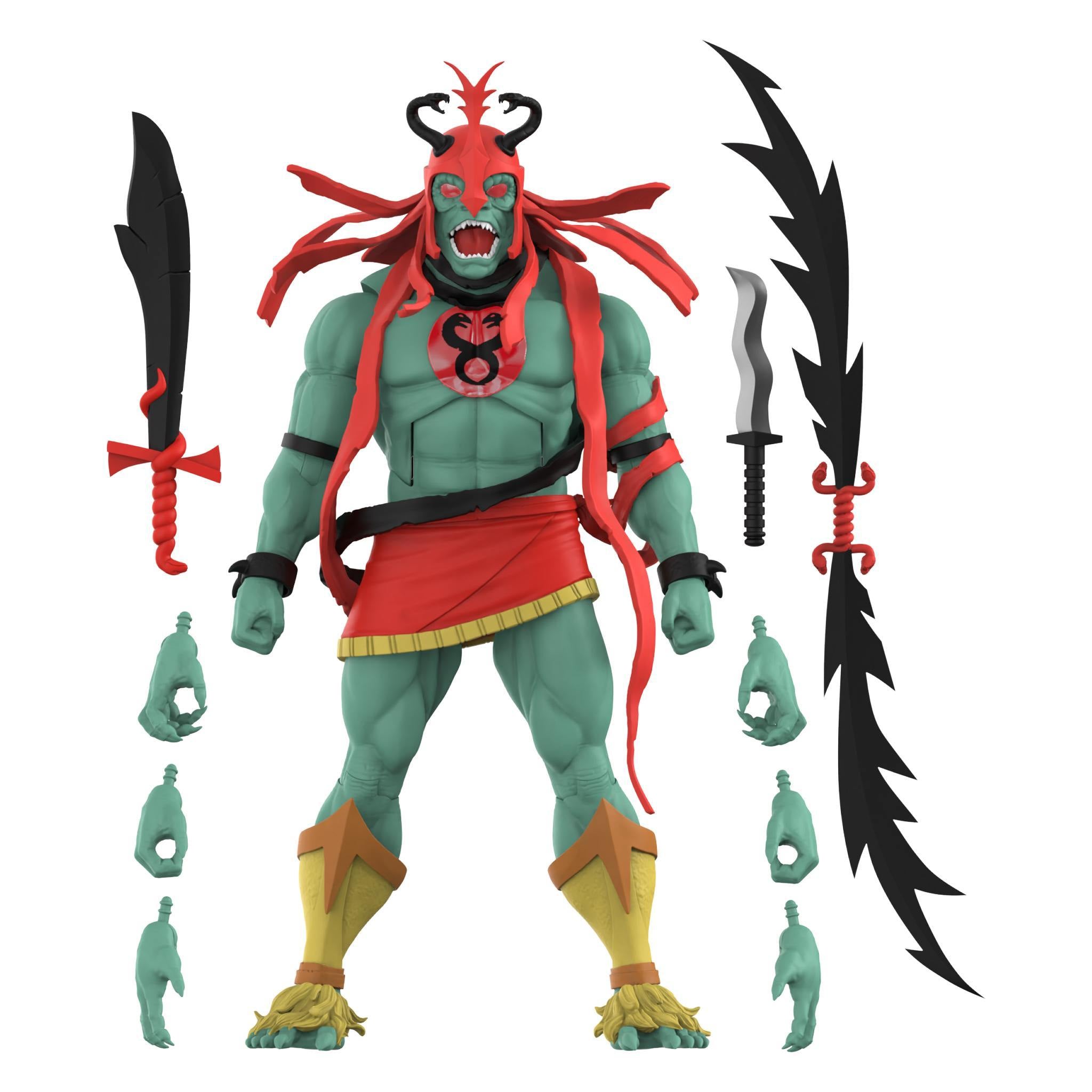 Super7 ThunderCats ULTIMATES Mumm-Ra figurina LED Toy Color