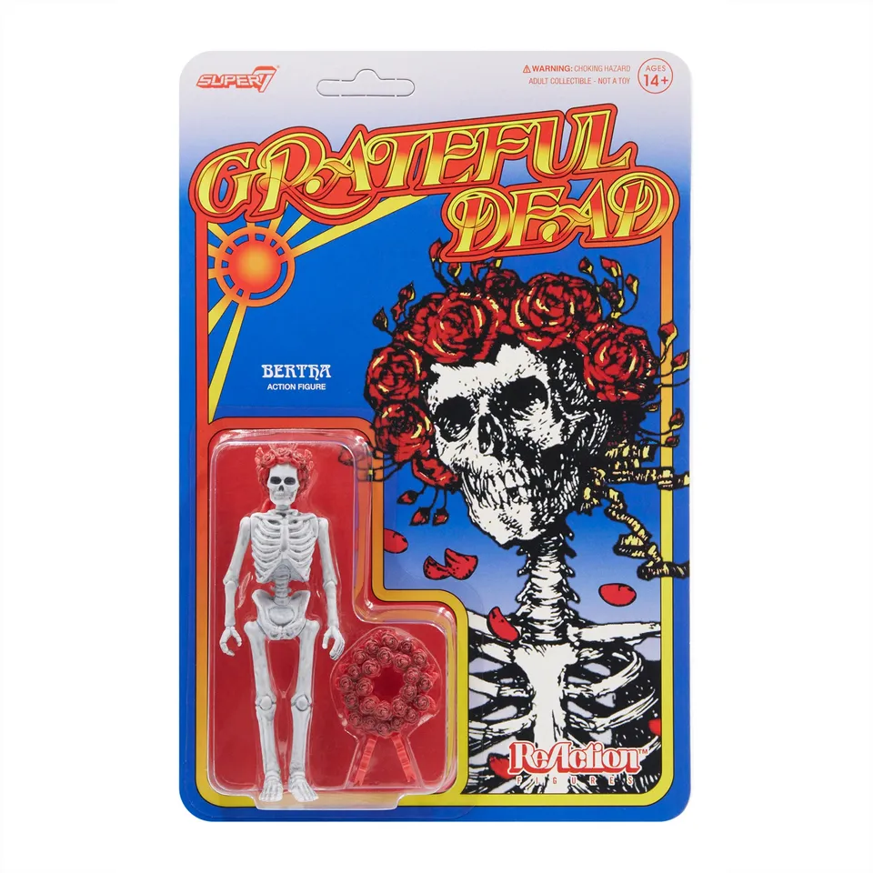 Super7 ReAction Grateful Dead Bertha figurina 9,5 cm schelet
