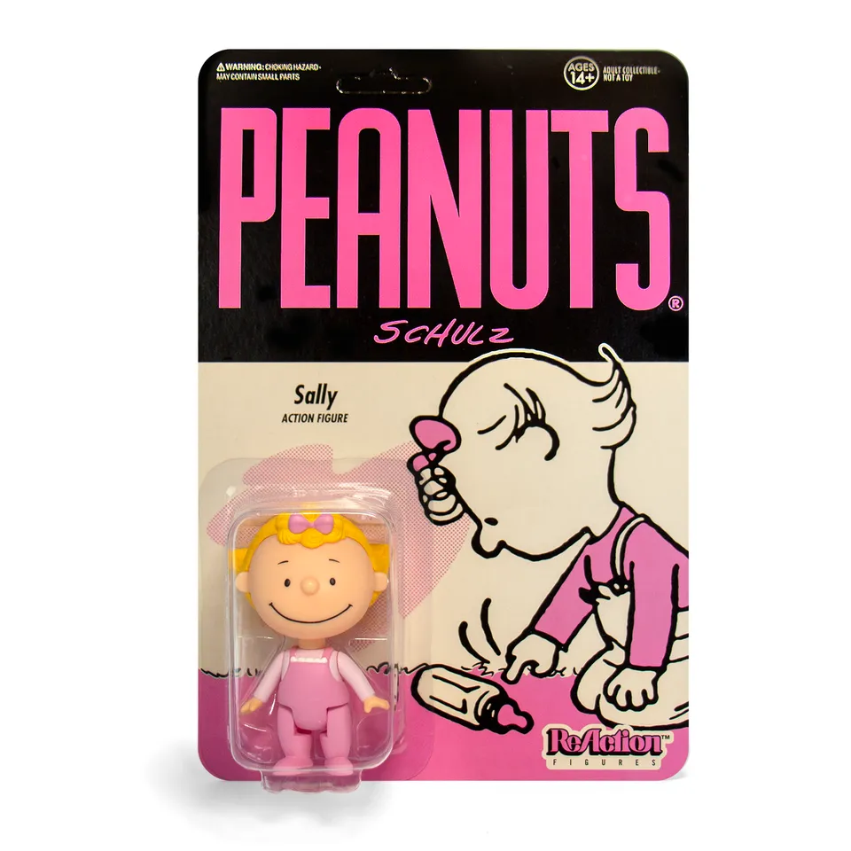 Super7 ReAction PJ Sally figurina Peanuts 9,5 cm