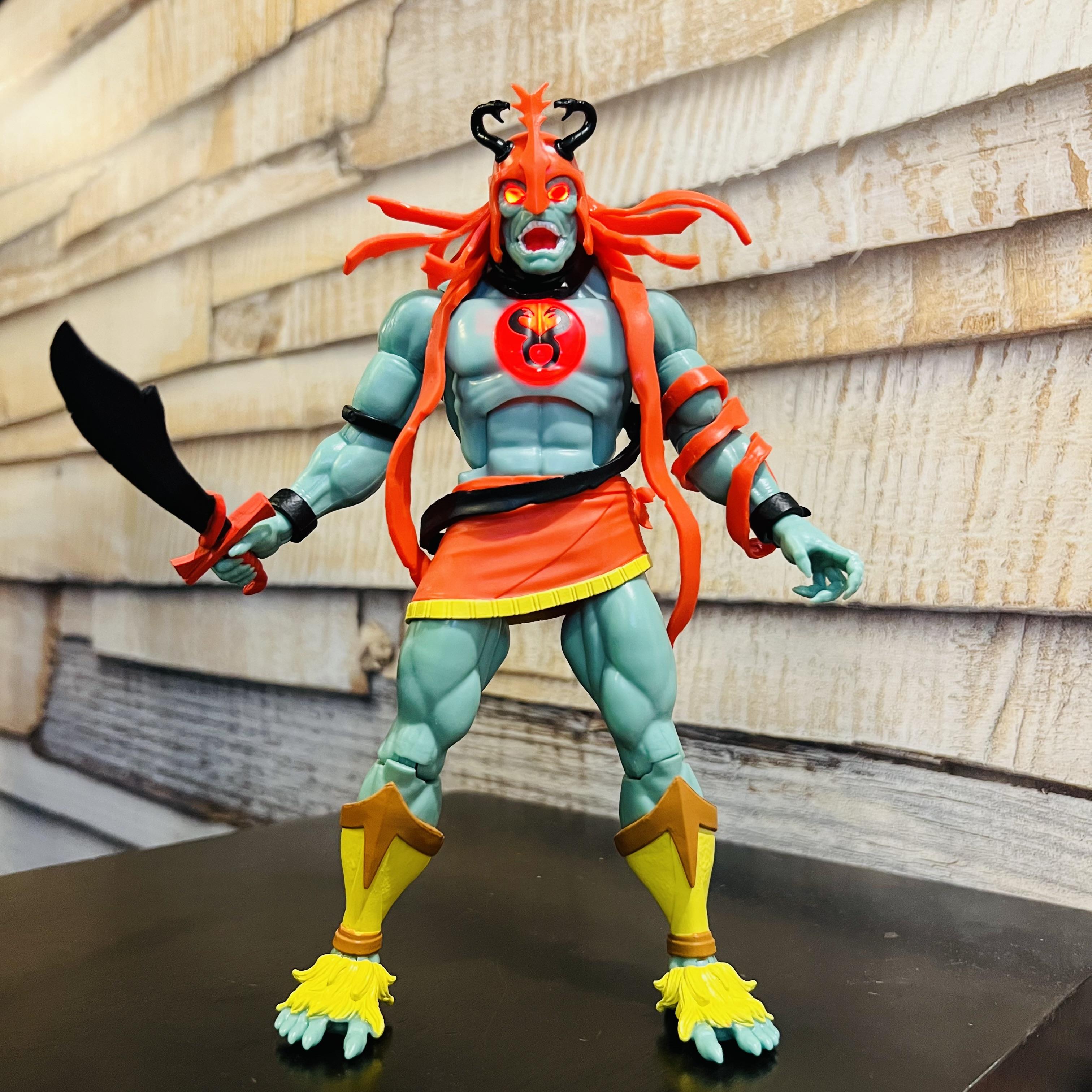 Super7 ThunderCats ULTIMATES Mumm-Ra figurina LED Toy Color
