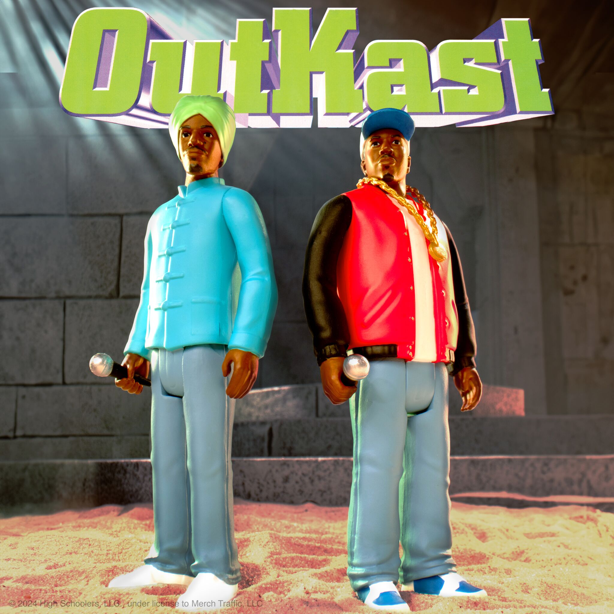 Super7 ReAction OutKast ATLiens set 2 figurine articulate