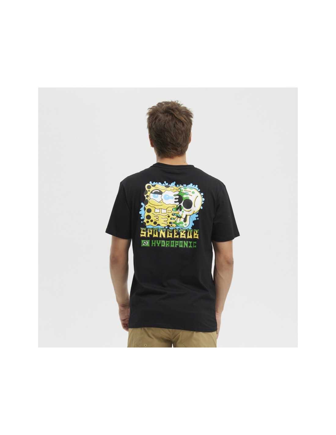 Hydroponic SB tricou bumbac negru skull