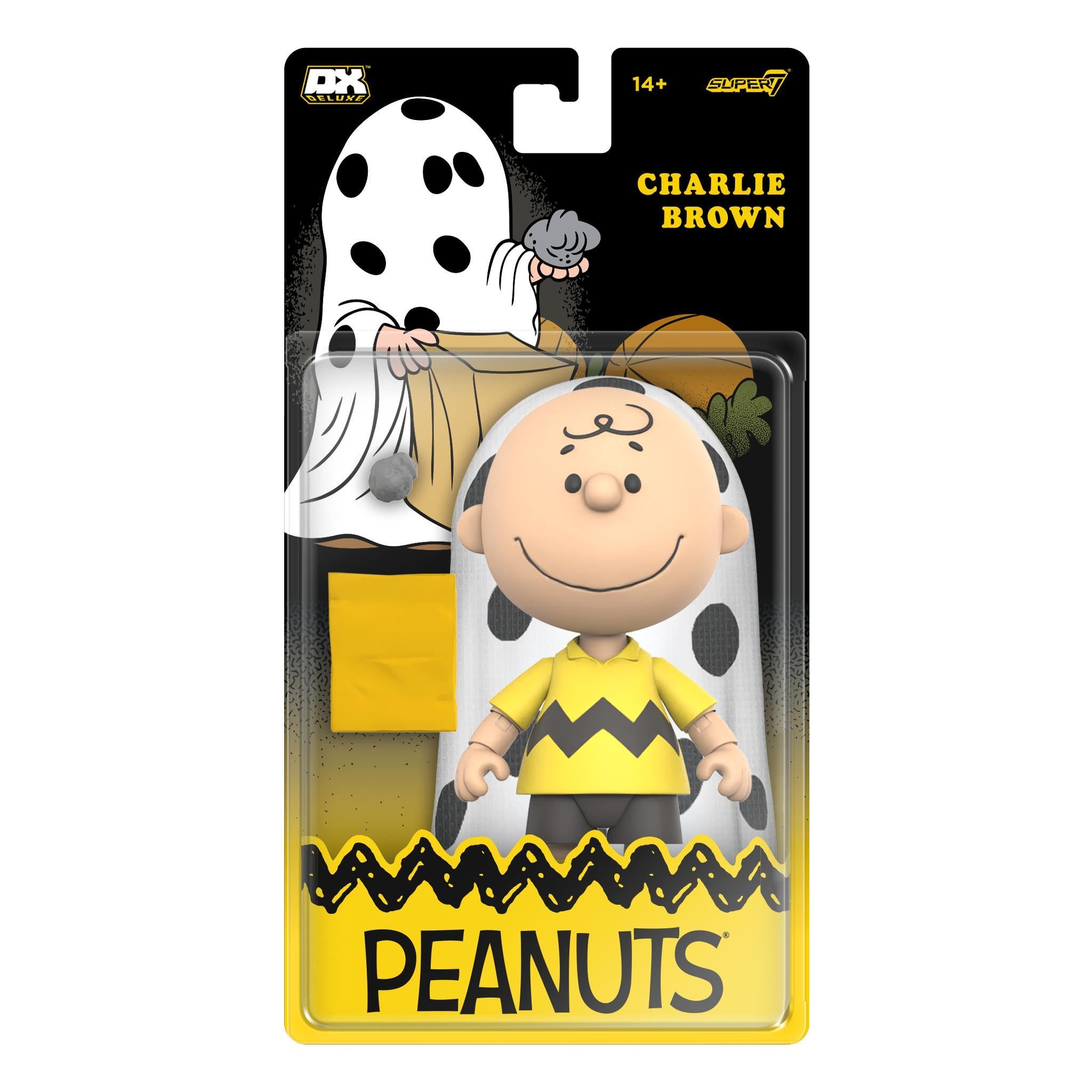 Super7 Peanuts Deluxe Charlie Brown Ghost Snoopy set 2 figurine