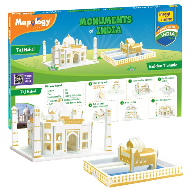 Imagimake Mapology Monuments set constructie Taj Mahal