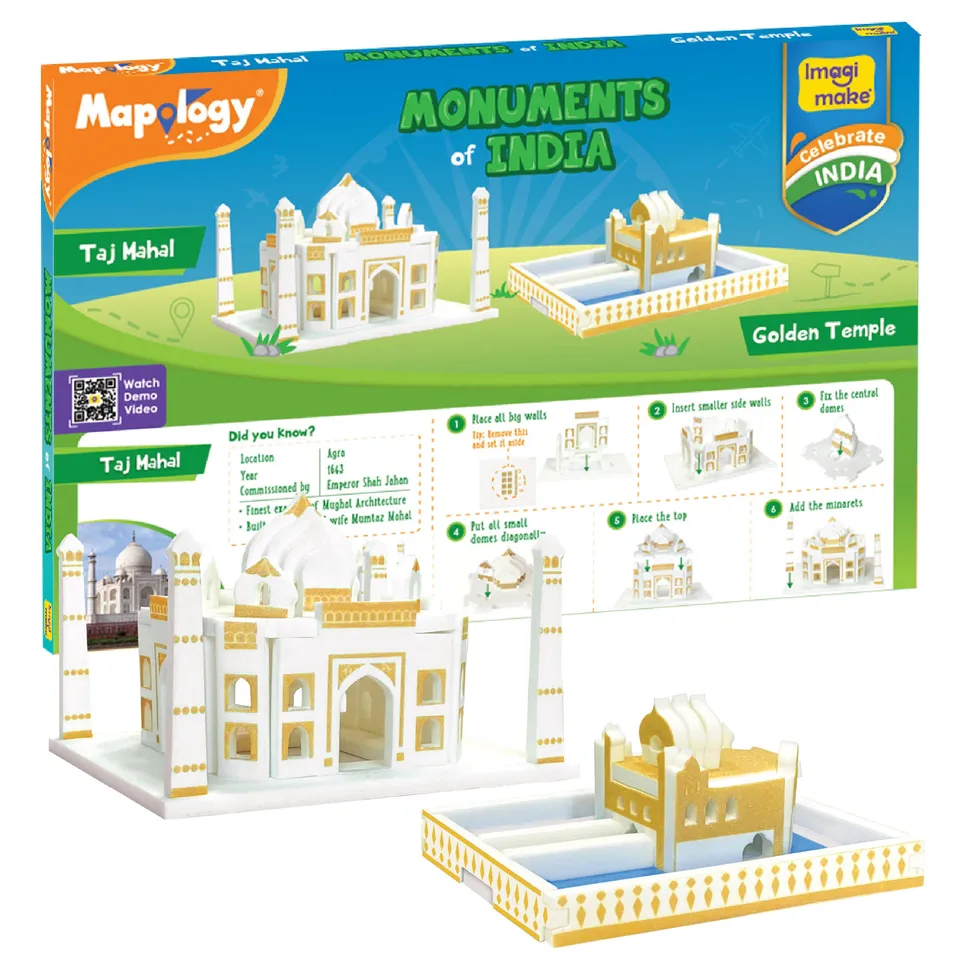 Imagimake Mapology Monuments set constructie Taj Mahal