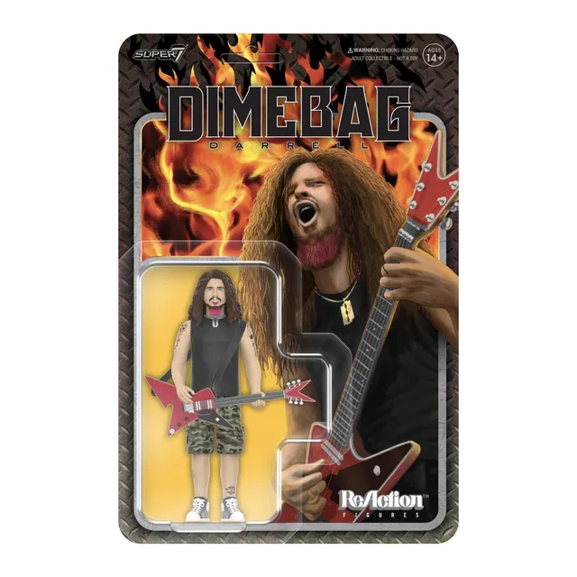 Super7 Dimebag Darrell Culprit figurina 9,5 cm cu chitara